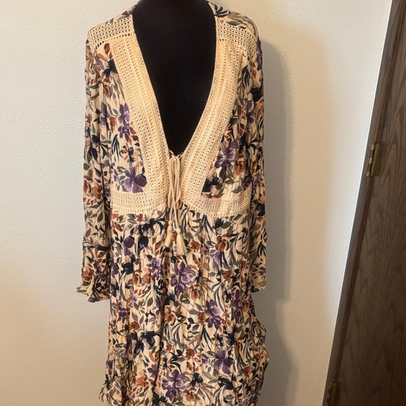Torrid Crochet Front Floral Dress size 3X - Picture 1 of 11